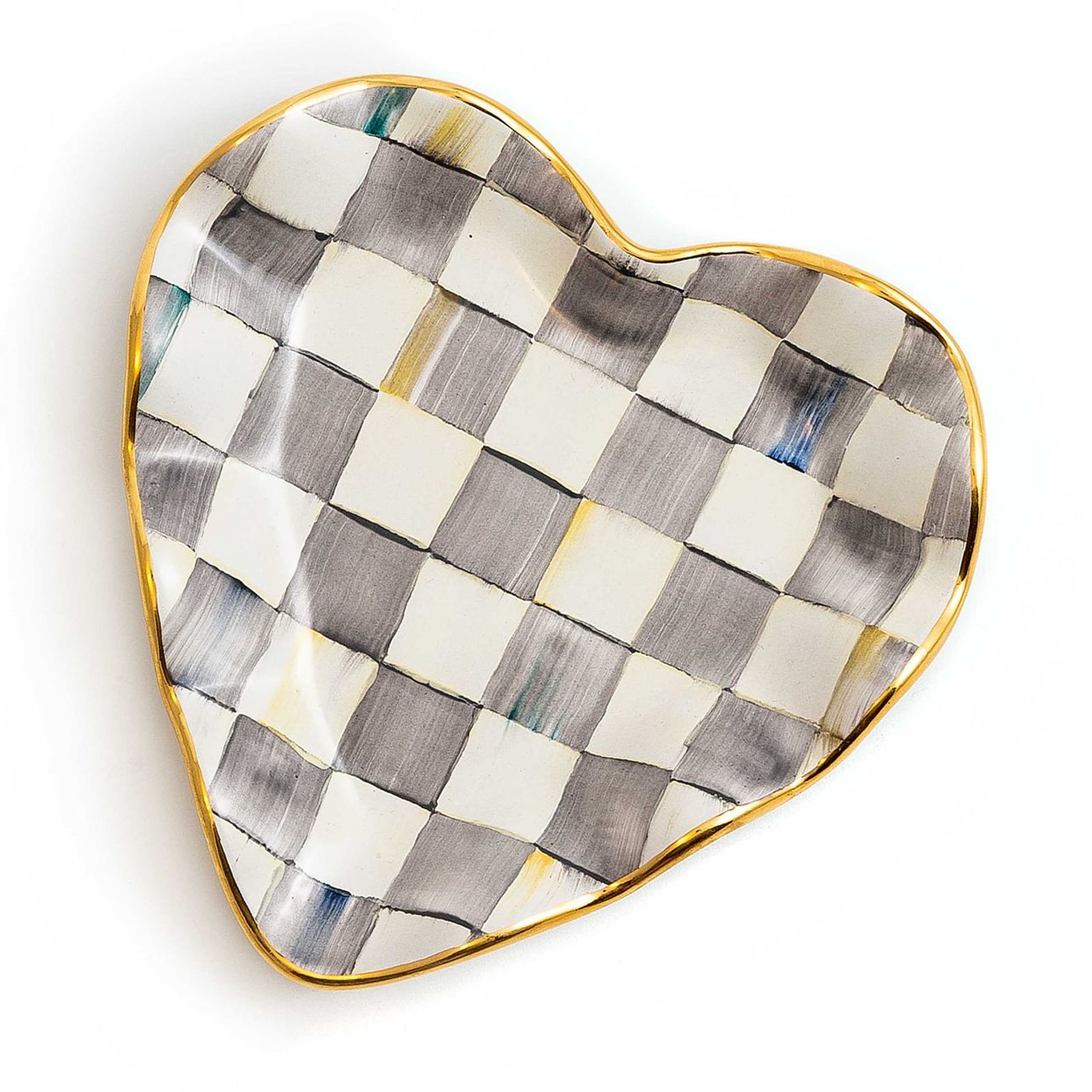 Блюдо сервировочное Heart sterling check 11035-540