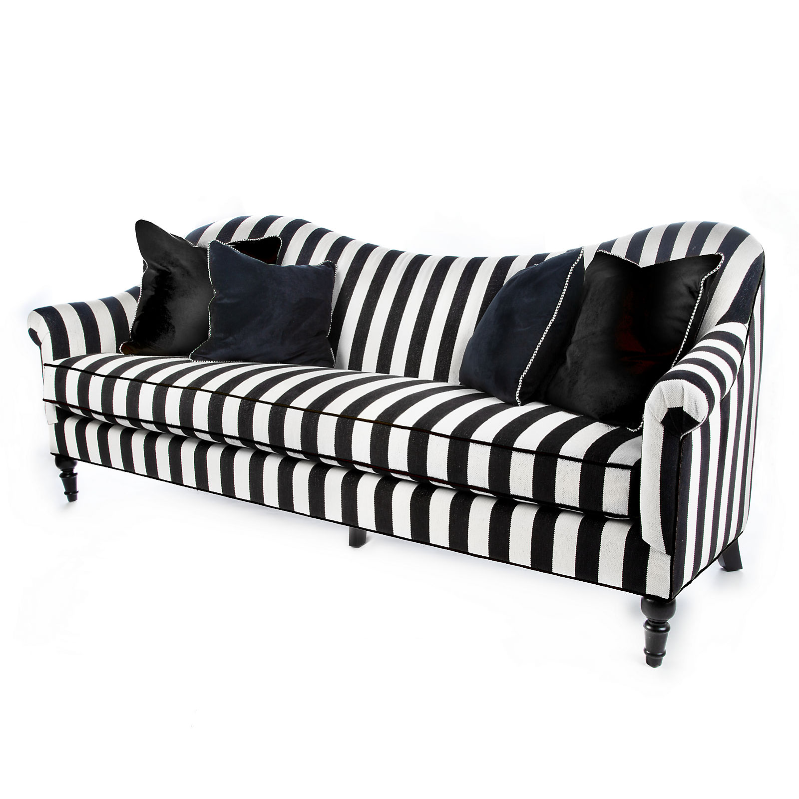Диван Marquee Black Stripe Chenille 247-4402B