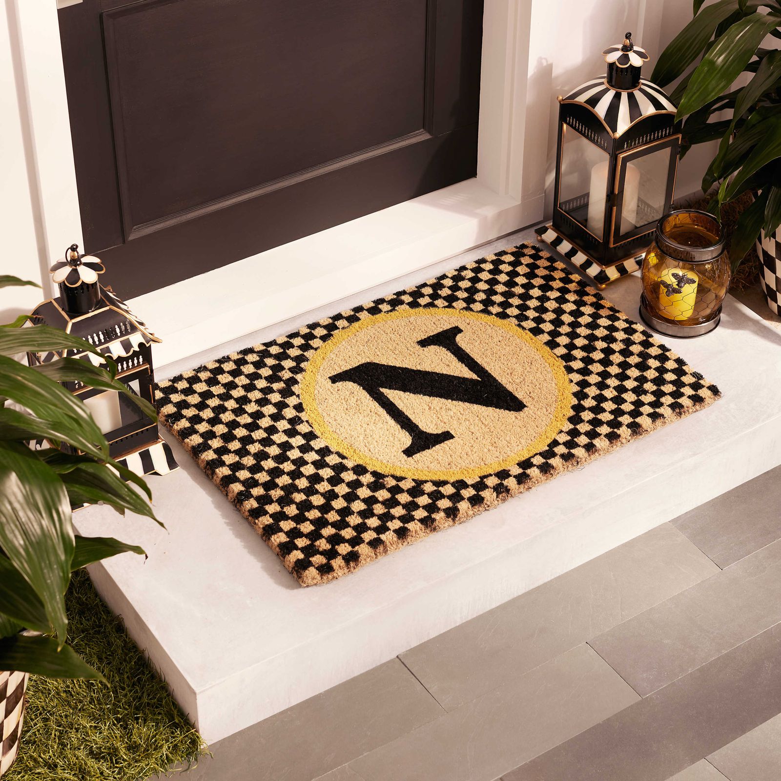 ПРИДВЕРНЫЙ КОВРИК «N» Monogram 349-15213 