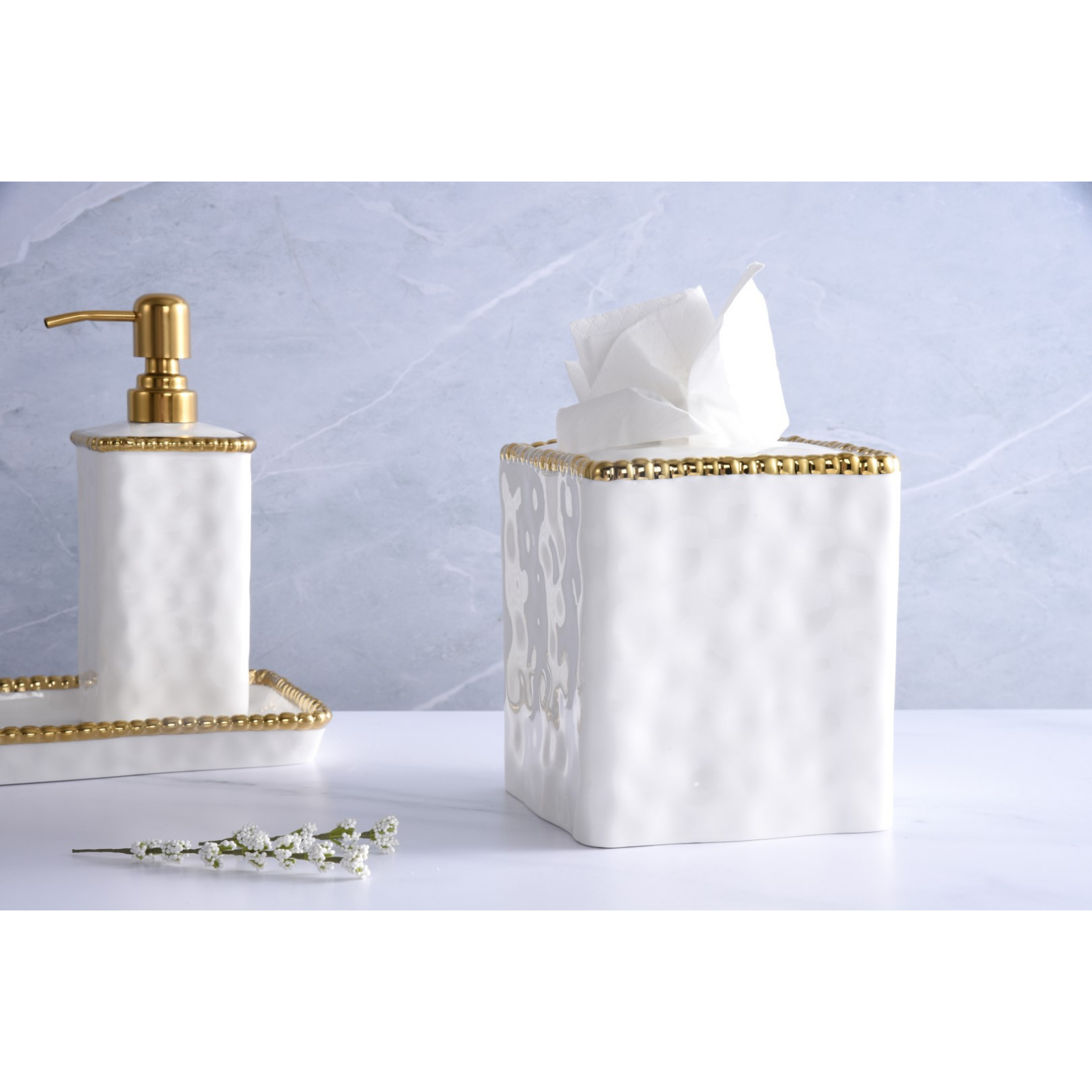 Салфетница GOLD BEADS VAN2716WG
