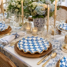ТАРЕЛКА ОБЕДЕННАЯ 28 СМ royal check 11011-240