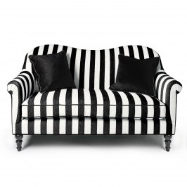 Диван Marquee Black Stripe Chenille Loveseat 247-4212B