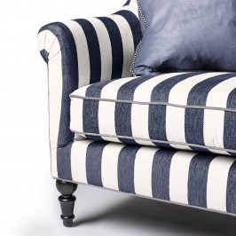 Диван Marquee Navy Stripe Chenille 247-4405