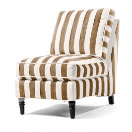 Кресло Marquee Brown Stripe Chenille Armless 247-4603