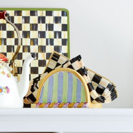 Салфетки бумажные Courtly Check - Dinner - Gold 32903-040GLD