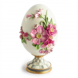 Декоративная фигура Touch of Pink Floral Pedestal Egg 35514-2081