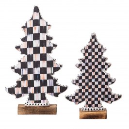 Декор новогодний  2 шт. Courtly Check forest trees 35800-1034