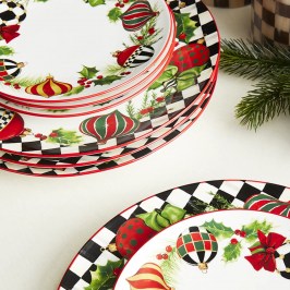 Набор тарелок 27 см 4 шт. Deck The Halls 41800-2133