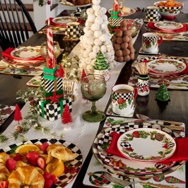 Набор тарелок 27 см 4 шт. Deck The Halls 41800-2133