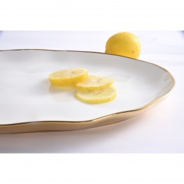 Блюдо сервировочное 40 x 27 x 2 Moonlight MON2705WG