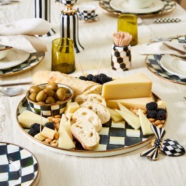Поднос круглый Courtly Check 89269-40