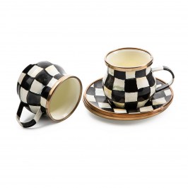 Кофейная пара для эспрессо Courtly Check 89273-40