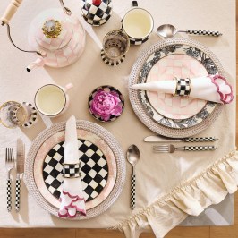 Набор колец для салфеток - 4шт Courtly Check 89298-40