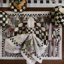 Набор колец для салфеток - 4шт Courtly Check 89298-40