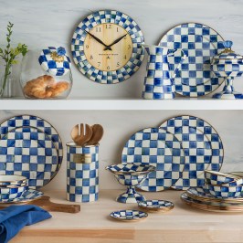 ВАЗОЧКА ДЛЯ МЕЛОЧЕЙ С КРЫШКОЙ royal check 89398-240