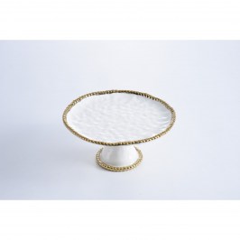 Блюдо для торта Golden Salerno CER1196WG