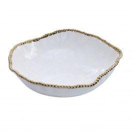 Блюдо сервировочное 38 × 10 Golden Salerno CER1713WG