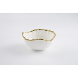 Чаша сервировочная 22 х 22 х 10 Golden Salerno CER1719WG