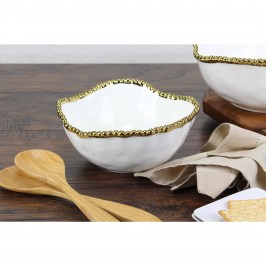 Чаша сервировочная 22 х 22 х 10 Golden Salerno CER1719WG