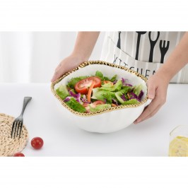 Чаша сервировочная 27 х 27 х 13 Golden Salerno CER1721WG