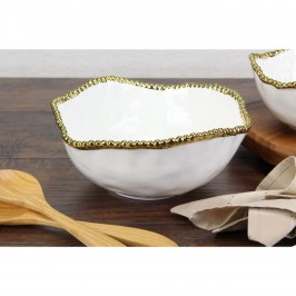 Чаша сервировочная 27 х 27 х 13 Golden Salerno CER1721WG