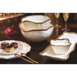 Чаша для закусок 10 х10 х 5 Golden Salerno CER2251WG