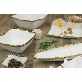 Салатник 29 × 28 × 11 Golden Salerno CER2253WG