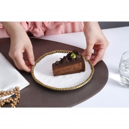 ТАРЕЛКА САЛАТНАЯ (ДЕСЕРТНАЯ) Golden Salerno CER2258WG