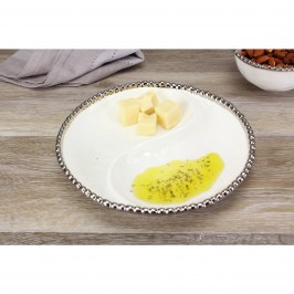 Блюдо двойное 22 × 4 SALERNO CER2427W