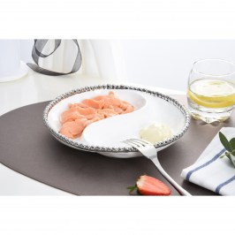 Блюдо двойное 22 × 4 SALERNO CER2427W