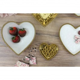 Блюдо 18 × 18 Heart CER2642WG