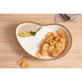 Блюдо двухсекционное Golden Salerno CER2569WG
