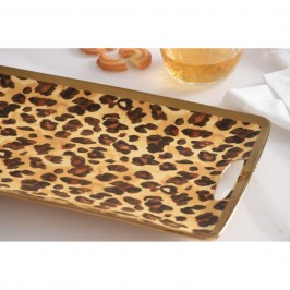 Блюдо с ручками 30 × 19 × 3 Animal Print в подарочной упаковке LEO4019G