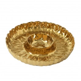 Блюдо сервировочное 33 × 33 × 5 Mascali D’oro MAS2890G