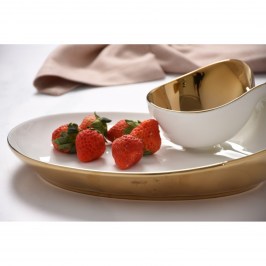 Блюдо Chip & Dip Moonlight MON2757WG