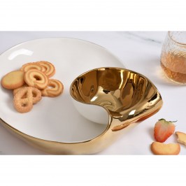 Блюдо сервировочное Chip & Dip Moonlight MON2757WG