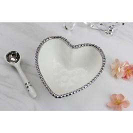Чаша с ложкой набор подарочный Heart SET2019