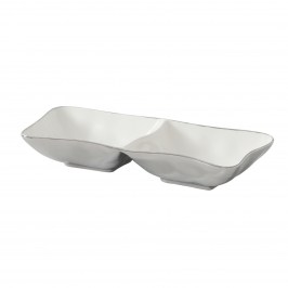 Блюдо для закусок двойное 32 х 14 х 5 THIN & SIMPLE  THS2605W