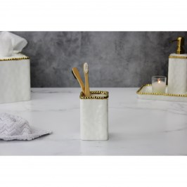 Подставка для зубных щеток GOLD BEADS VAN2718WG