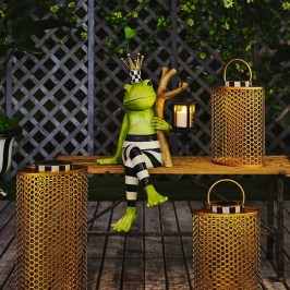 Декоративная фигура Fergal the Frog with Lantern 35514-2062